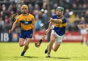 3 April 2016; Noel McGrath, Tipperary, in action against Colm Galvin, Clare. Allianz Hurling League Division 1 Quarter-Final, Clare v Tipperary. Cusack Park, Ennis, Co. Clare. Picture credit: Diarmuid Greene / SPORTSFILE