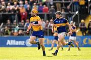 3 April 2016; Cian Dillon, Clare, in action against Dan McCormack, Tipperary. Allianz Hurling League Division 1 Quarter-Final, Clare v Tipperary. Cusack Park, Ennis, Co. Clare. Picture credit: Diarmuid Greene / SPORTSFILE
