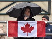 2 April 2016; A Canada supporter at the match. St Mary’s College RFC, Templeville Road.  Picture credit: Cody Glenn / SPORTSFILE