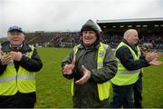 3 April 2016; Cavan stewards applaud the team after the match. Allianz Football League, Division 2, Round 7, Cavan v Galway. Kingspan Breffni Park, Cavan. Picture credit: Cody Glenn / SPORTSFILE