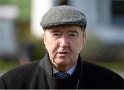6 April 2016; Trainer Dermot Weld after sending out Va Pensiero to win The Godolphin Student Initiaitive Handicap. Leopardstown, Co. Dublin. Picture credit: Cody Glenn / SPORTSFILE