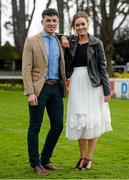 6 April 2016; &quot;Winner Alright!&quot; Thomas O'Brien, from Firhouse, Co. Dublin, and Florence Sherry, from Lusk, Co. Dublin, were named winners of the Only & Only & Sons Best Dressed Girl and Guy Competition. The Best Dressed Guy and Girl were presented with vouchers of 5000 euro each at the SPIN1038 Student Raceday at Leopardstown. Over 10,000 students attended the Foxrock venue to enjoy one of the biggest student events in the country. Leopardstown, Co. Dublin. Picture credit: Cody Glenn / SPORTSFILE