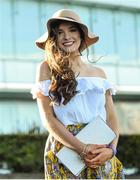6 April 2016; Racergoer Saoirse MacGabhann, from Wicklow. Leopardstown, Co. Dublin. Picture credit: David Fitzgerald / SPORTSFILE