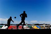 11 April 2010; The Mayo team make their way out for the start of the match. Allianz GAA Football National League Division 1, Round 7, Cork v Mayo, Pairc Ui Chaoimh, Cork. Picture credit: Brian Lawless / SPORTSFILE