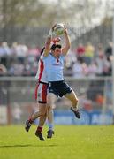 11 April 2010; Niall Corkery, Dublin, in action against David Harte, Tyrone. Allianz GAA Football National League Division 1 Round 7, Tyrone v Dublin, Healy Park, Omagh, Co. Tyrone. Picture credit: Ray McManus / SPORTSFILE