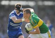 11 April 2010; Kieran Donaghy, Kerry, in action against John Paul Mone, Monaghan. Allianz GAA Football National League Division 1, Round 7, Kerry v Monaghan, Fitzgerald Stadium, Killarney, Co. Kerry. Picture credit: Stephen McCarthy / SPORTSFILE