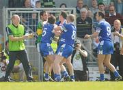 11 April 2010; Paul Galvin, Kerry, is involved in an off the ball tussle with Monaghan players, from left, Damien Freeman, 5, Dick Clerkin, 8, and John Paul Mone. Allianz GAA Football National League Division 1, Round 7, Kerry v Monaghan, Fitzgerald Stadium, Killarney, Co. Kerry. Picture credit: Stephen McCarthy / SPORTSFILE