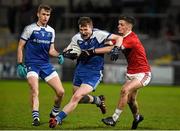 6 April 2016; Barry McGinn, Monaghan, in action against Michael McKernan, Tyrone. EirGrid Ulster GAA Football U21 Championship Final, Monaghan v Tyrone, Athletic Grounds, Armagh. Picture credit: Oliver McVeigh / SPORTSFILE