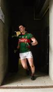 3 April 2016; Cillian O'Connor, Mayo, runs out from the team dressing-room. Allianz Football League Division 1 Round 7, Mayo v Down. Elverys MacHale Park, Castlebar, Co. Mayo. Picture credit: David Maher / SPORTSFILE