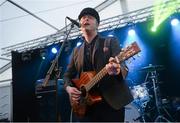 6 April 2016; 'Cronin' performing in the marquee. Leopardstown, Co. Dublin. Picture credit: David Fitzgerald / SPORTSFILE