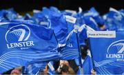 2 April 2016; Leinster flags during the game. Guinness PRO12 Round 19, Leinster v Munster. Aviva Stadium, Lansdowne Road, Dublin.  Picture credit: Stephen McCarthy / SPORTSFILE