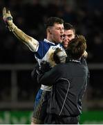 6 April 2016; Conor Forde, Monaghan, celebrates after the game. EirGrid Ulster GAA Football U21 Championship Final, Monaghan v Tyrone, Athletic Grounds, Armagh. Picture credit: Oliver McVeigh / SPORTSFILE