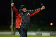 7 April 2016; Cork selector Sean Bowes celebrates at the final whistle after victory over Kerry. EirGrid Munster GAA Football U21 Championship Final, Kerry v Cork. Austin Stack Park, Tralee, Co Kerry. Picture credit: Diarmuid Greene / SPORTSFILE