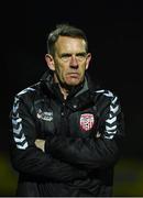 8 April 2016; Kenny Shiels, Derry City manager. SSE Airtricity League Premier Division, Derry City v Shamrock Rovers. Brandywell Stadium, Derry. Picture credit: Oliver McVeigh / SPORTSFILE