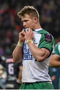 9 April 2016; Matt Healy, Connacht, following his side's defeat. European Rugby Challenge Cup, Quarter-Final, Grenoble v Connacht. Stade des Alpes, Grenoble, France. Picture credit: Stephen McCarthy / SPORTSFILE