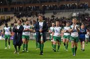 9 April 2016; Connacht players following their side's defeat. European Rugby Challenge Cup, Quarter-Final, Grenoble v Connacht. Stade des Alpes, Grenoble, France. Picture credit: Stephen McCarthy / SPORTSFILE