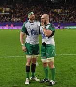 9 April 2016; Andrew Browne, left, and John Muldoon, Connacht, following their side's defeat. European Rugby Challenge Cup, Quarter-Final, Grenoble v Connacht. Stade des Alpes, Grenoble, France. Picture credit: Stephen McCarthy / SPORTSFILE