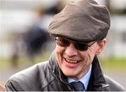 10 April 2016; Trainer Aidan O'Brien after sending out Black Sea to win the Leopardstown 2,000 Guineas Trial Stakes. Leopardstown, Co. Dublin. Picture credit: Cody Glenn / SPORTSFILE