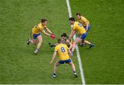 10 April 2016; Paul Murphy, Kerry, in action against Roscommon players, left to right, Ronan Daly, Niall Daly, Donie Shine, and Niall Kilroy. Allianz Football League, Division 1, Semi-Final, Kerry v Roscommon, Croke Park, Dublin. Picture credit: Dáire Brennan / SPORTSFILE