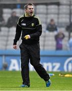 10 April 2016; Donegal manager Rory Gallagher. Allianz Football League, Division 1, Semi-Final, Dublin v Donegal, Croke Park, Dublin. Picture credit: Brendan Moran / SPORTSFILE
