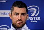 11 April 2016; Leinster's Rob Kearney during a press conference. Leinster Rugby Press Conference. Leinster Rugby HQ, Belfield, Dublin. Picture credit: Piaras Ó Mídheach / SPORTSFILE