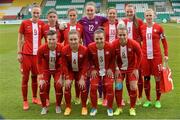 10 April 2016; The Poland team. UEFA Women's U19 Championship Qualifier, Republic of Ireland v Poland, Tallaght Stadium, Tallaght, Co. Dublin. Picture credit: David Maher / SPORTSFILE