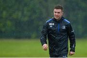 11 April 2016; Leinster's Luke McGrath arrives for squad training. Leinster Rugby Squad Training. Thornfields, UCD, Belfield, Dublin. Picture credit: Piaras Ó Mídheach / SPORTSFILE
