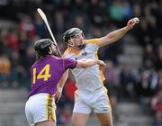 18 April 2010; Cormac Donnelly, Antrim, in action against Stephen Banville, Wexford. Allianz GAA Hurling National League, Division 2, Round 7, Wexford v Antrim, Wexford Park, Wexford. Picture credit: Matt Browne / SPORTSFILE