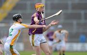 18 April 2010; Andrew Shore, Wexford, in action against barry McFall, Antrim. Allianz GAA Hurling National League, Division 2, Round 7, Wexford v Antrim, Wexford Park, Wexford. Picture credit: Matt Browne / SPORTSFILE