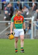 18 April 2010; Carlow's Robert Foley shows his disappointment after defeat. Allianz GAA Hurling National League, Division 2, Round 7, Carlow v Laois, Dr Cullen Park, Carlow. Picture credit: Brian Lawless / SPORTSFILE