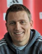 20 April 2010; Munster team manager Shaun Payne during a rugby squad press conference ahead of their Celtic League game against Ospreys on Saturday. University of Limerick, Limerick. Picture credit: Brian Lawless / SPORTSFILE