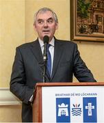 11 April 2016; Professor Michael A. Hayes, President,  Mary Immaculate College, speaking during the Independent.ie Hurling Rising Stars Awards. Mary Immaculate College, Limerick. Picture credit: Diarmuid Greene / SPORTSFILE