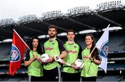 12 April 2016; TV star Moone Boy, David Rawle, joined a host of GAA stars today at Croke Park to launch Kellogg’s GAA Cúl Camps 2016. The summer camps attract over 100,000 children and are hosted in more than 1,000 locations nationwide. Costing just Ä55 for a full week of fun, coaching and a free kit, Kelloggís is on a mission for the promotion of nutrition coupled with physical activity. Sign up for Kellogg’s GAA Cúl Camps at www.kelloggsculcamps.gaa.ie. Pictured are x. Croke Park, Dublin. Picture credit: Ramsey Cardy / SPORTSFILE