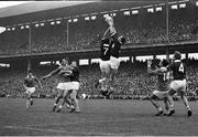 25 September 1966; Noel Tierney, right, and Martin Newell, Galway, in action during the game. All-Ireland Senior Football Final, Galway v Meath. Croke Park, Dublin. Picture credit: Connolly Collection / SPORTSFILE