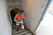 18 April 2010; Des Shaw, Carlow, makes his way out to the pitch. Allianz GAA Hurling National League, Division 2, Round 7, Carlow v Laois, Dr Cullen Park, Carlow. Picture credit: Brian Lawless / SPORTSFILE