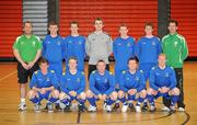 19 April 2010; The IT Carlow team and management. National Colleges and Universities Futsal Cup Final, IT Carlow v DIT, University of Limerick, Limerick. Picture credit: Diarmuid Greene / SPORTSFILE