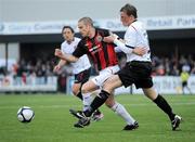 23 April 2010; Glenn Cronin, Bohemians, in action against Wayne Hatswell, Dundalk. Airtricity League Premier Division, Dundalk v Bohemians, Oriel Park, Dundalk, Co. Louth. Photo by Sportsfile
