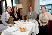 23 April 2010; Special Olympics Ireland All-Ireland Collection Day took place all across Ireland today, a Coffee Morning, hosted by RTE’s Des Cahill was held in The Savoy Hotel, Limerick, to mark this important day in Special Olympics Ireland’s fundraising calendar. At the coffee morning are, from left, Annemarie Hinchey, President Junior Chamber Limerick, Niamh Quinn, Quinn Communications, Helen Browne, Comfort Kepers and Anne Gallagher, Comfort Keepers. Savoy Hotel, Limerick. Picture credit: Kieran Clancy / SPORTSFILE