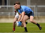 16 April 2016; Sean McMahon, Dublin, in action against Brian Reape, Mayo. Eirgrid GAA Football Under 21 All-Ireland Championship semi-final, Dublin v Mayo. O'Connor Park, Tullamore, Co. Offaly.  Picture credit: Brendan Moran / SPORTSFILE
