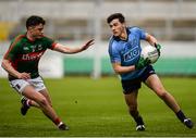 16 April 2016; Colm Basquel, Dublin, in action against Michael Hall, Mayo. Eirgrid GAA Football Under 21 All-Ireland Championship semi-final, Dublin v Mayo. O'Connor Park, Tullamore, Co. Offaly.  Picture credit: Sam Barnes / SPORTSFILE
