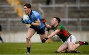 16 April 2016; Con O'Callaghan, Dublin, in action against Diarmuid O'Connor, Mayo. Eirgrid GAA Football Under 21 All-Ireland Championship semi-final, Dublin v Mayo. O'Connor Park, Tullamore, Co. Offaly.  Picture credit: Sam Barnes / SPORTSFILE