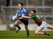 16 April 2016; Con O'Callaghan, Dublin, in action against Diarmuid O'Connor, Mayo. Eirgrid GAA Football Under 21 All-Ireland Championship semi-final, Dublin v Mayo. O'Connor Park, Tullamore, Co. Offaly.  Picture credit: Sam Barnes / SPORTSFILE