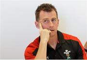 16 April 2016; Match referee Nigel Owens at a press conference before the game. Guinness PRO12 Round 20, Zebre v Ulster. Stadio Sergio Lanfranchi, Zebre, Italy. Picture credit: Roberto Bregani / SPORTSFILE