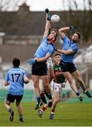 16 April 2016; Andy Foley, left, and Killian Deeley, Dublin, in action against Matthew Ruane, Mayo. Eirgrid GAA Football Under 21 All-Ireland Championship semi-final, Dublin v Mayo. O'Connor Park, Tullamore, Co. Offaly.  Picture credit: Sam Barnes / SPORTSFILE