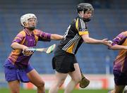24 April 2010; Katie Power, Kilkenny, in action against Karen Atkinson, Wexford. Division 1 Camogie National League Final, Offaly v Wexford, Semple Stadium, Thurles, Co. Tipperary. Picture credit: Brian Lawless / SPORTSFILE