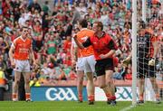 25 April 2010; Brendan Coulter, Down, celebrates after scoring his side's first goal. Allianz GAA Football National League Division 2 Final, Down v Armagh, Croke Park, Dublin. Photo by Sportsfile