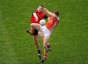 25 April 2010; Kalum King, Down, in action against Charlie Vernon, Armagh. Allianz GAA Football National League Division 2 Final, Down v Armagh, Croke Park, Dublin. Picture credit: Stephen McCarthy / SPORTSFILE