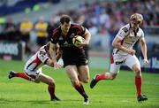 25 April 2010; Tim Visser, Edinburgh, breaks through the Ulster defence to score a first half try. Celtic League, Edinburgh v Ulster, Murrayfield Stadium, Edinburgh, Scotland. Picture credit: Dave Gibson / SPORTSFILE