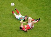 25 April 2010; Noel O'Leary, Cork, in action against Donal Vaughan, Mayo. Allianz GAA Football National League Division 1 Final, Cork v Mayo, Croke Park, Dublin. Picture credit: Stephen McCarthy / SPORTSFILE