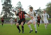 26 April 2010; Jason Byrne, Bohemians, in action against Stephen Paisley, Sporting Fingal. Airtricity League Premier Division, Sporting Fingal v Bohemians, Morton Stadium, Santry, Dublin. Picture credit: Stephen McCarthy / SPORTSFILE